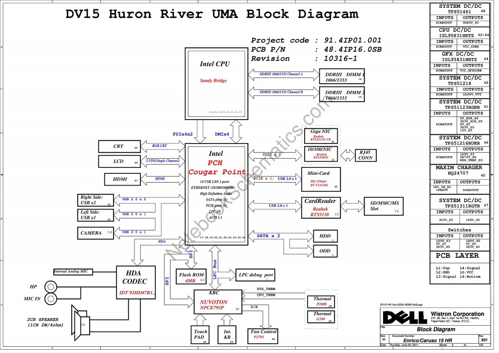 Schematic for Dell Inspiron N5050 – NotebookSchematics.com