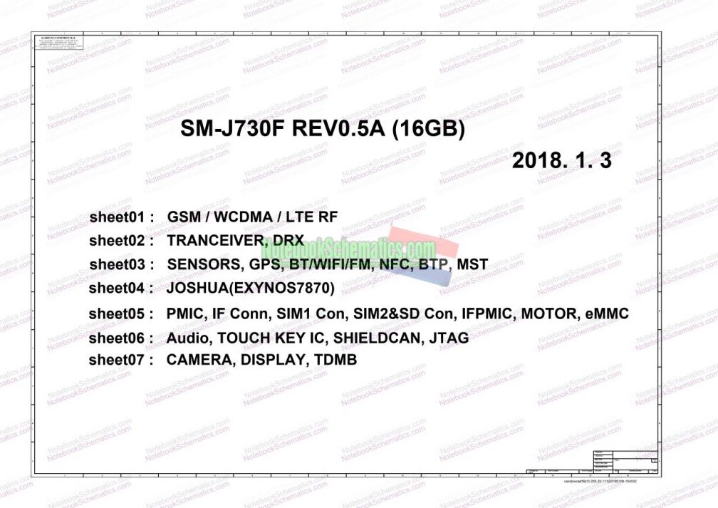 Samsung Galaxy J7 2017 (16GB) Schematic & PCB Layout – SM-J730F ...